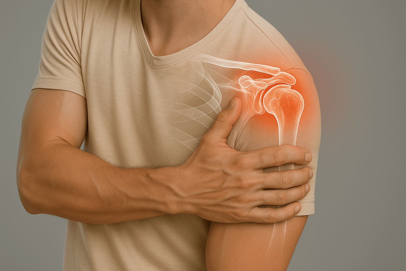 Arthrose de l'épaule - Illustration médicale